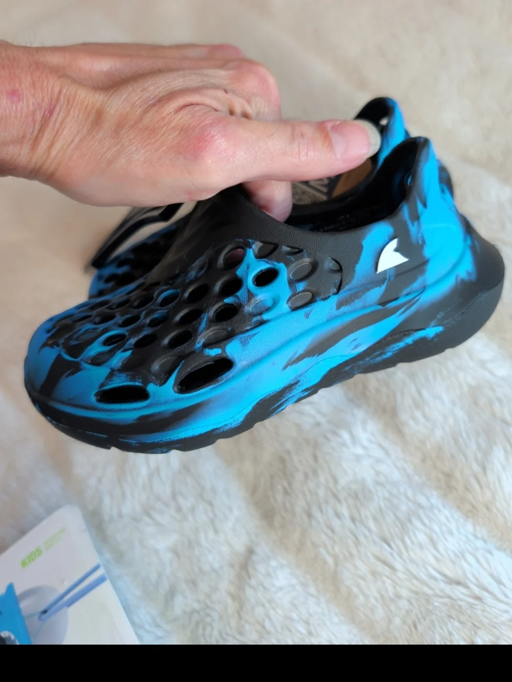 Rugged Shark Water Shoes/Speedo Swim Goggles Bundle Ages 3-6, Sz 8 NWT